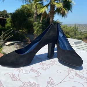 Tahiti black suede heels CLASSIC!